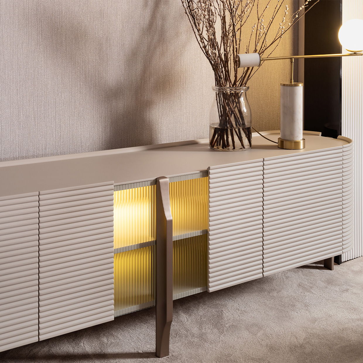 Mod Dream - Media Cabinet - Rich Champagne