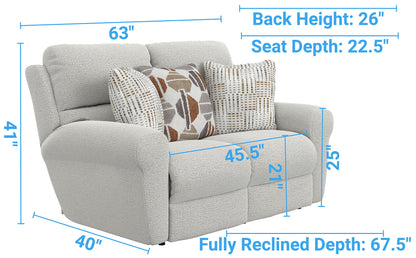 Kellen - Fabric Reclining Loveseat