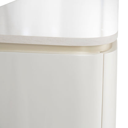 London Place - Media Cabinet - Creamy Pearl