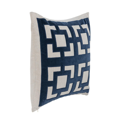 Novel Estate - 22" x 22" NV Corbin Pillow - Navy Blue