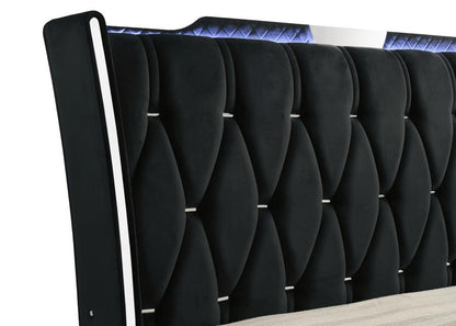 Lorient - Bedroom Set With LED Flame Box Dresser