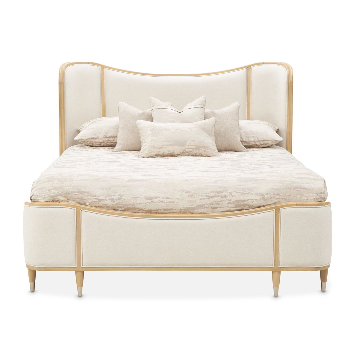 Camellia Field - Upholstered Panel Bed