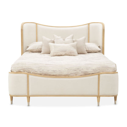 Camellia Field - Upholstered Panel Bed