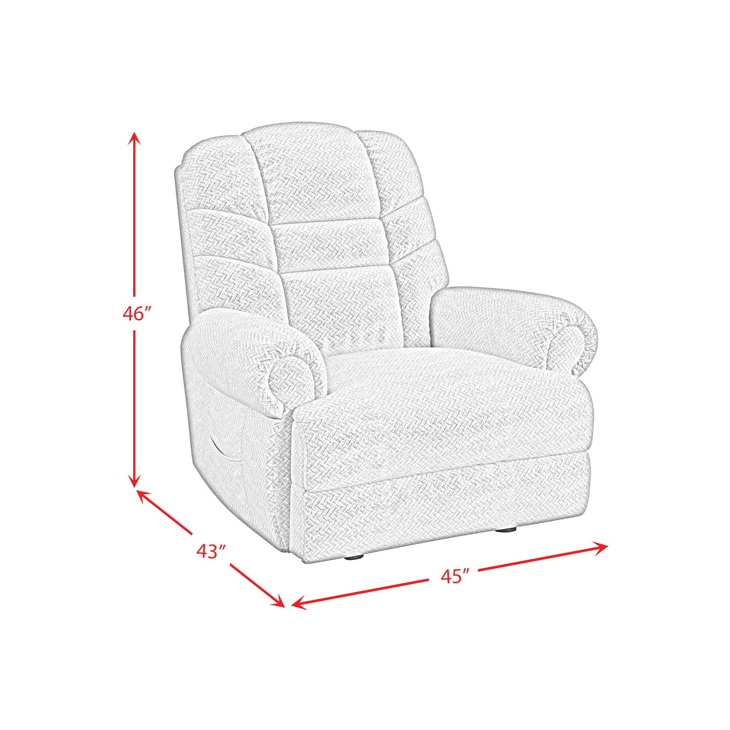 Hermes - Power Lift Chair - Menio Park Dove