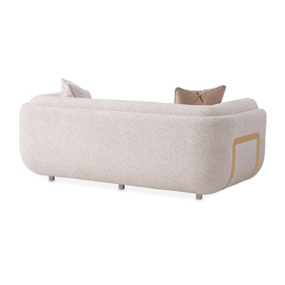 Savannah Breeze - Loveseat - Cashmere / Gold