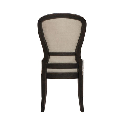 Americana Farmhouse - Upholstered Tufted Back Side Chair