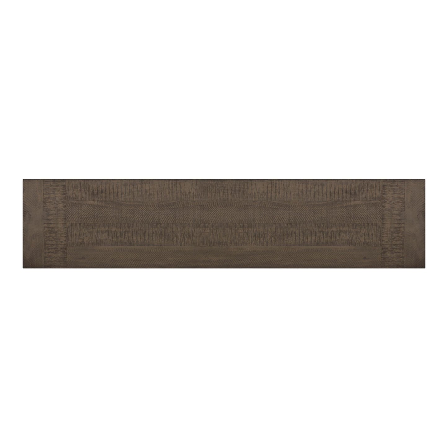 Yellowstone - Dining Bench With Metal Bar Cross - Medium Brown