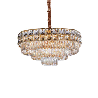 Michael Amini Lighting - Soleil 13-Light Crystal Chandelier - Gold