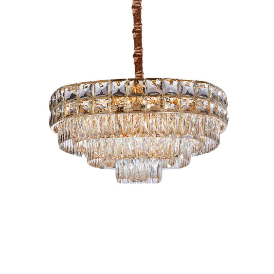 Michael Amini Lighting - Soleil 13-Light Crystal Chandelier - Gold
