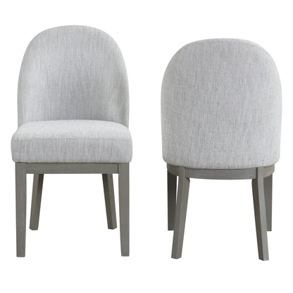 Essence - Upholstered Curved Back Chair (Set of 2)