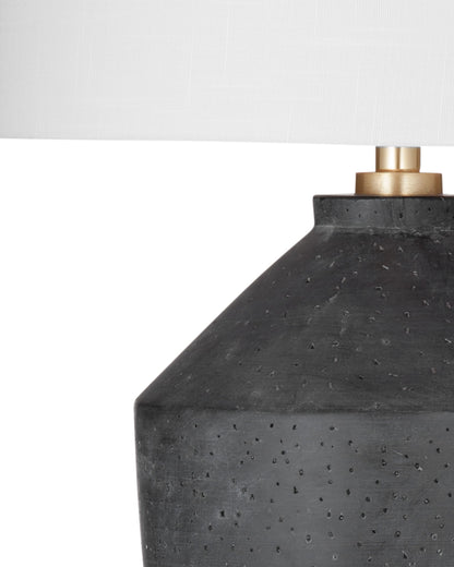 Kaycee - Table Lamp - Matte Black / White