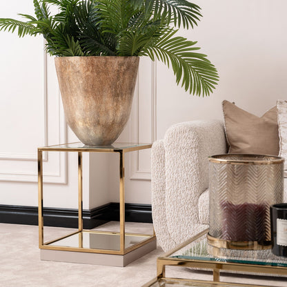 Savannah Breeze - End Table - Bright Gold