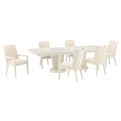 Scotts Square - Chaise - Cornsilk / Light Champagne