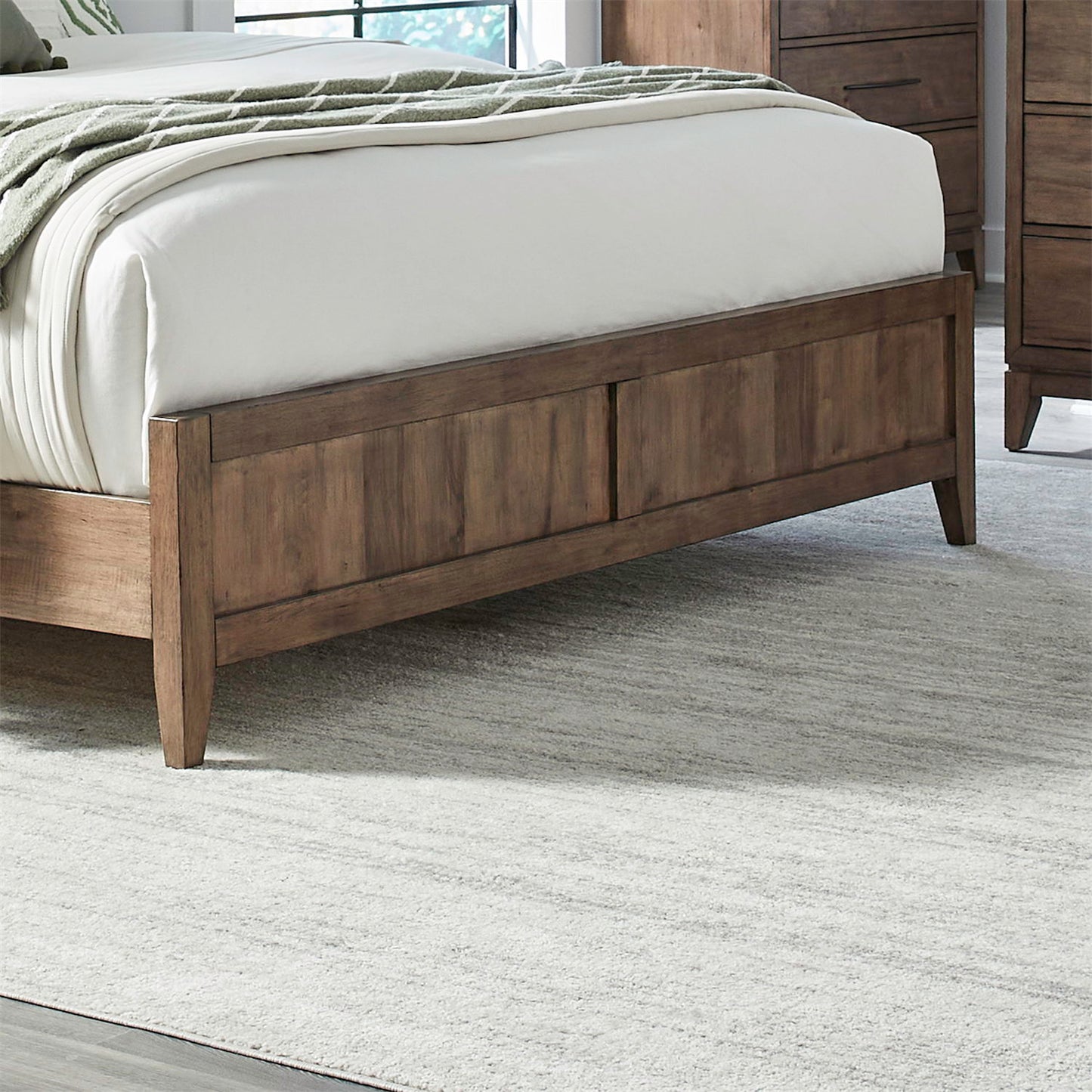 Shaker Lakes - King Panel Footboard - Harvest Brown