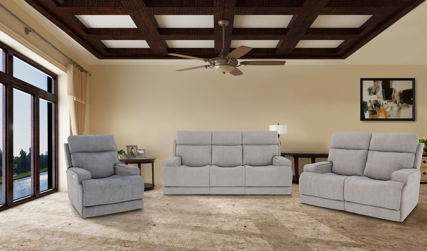 Ashbee - Power Recliner With Power Recline, Power Headrest, Zero Gravity And Footrest Extension