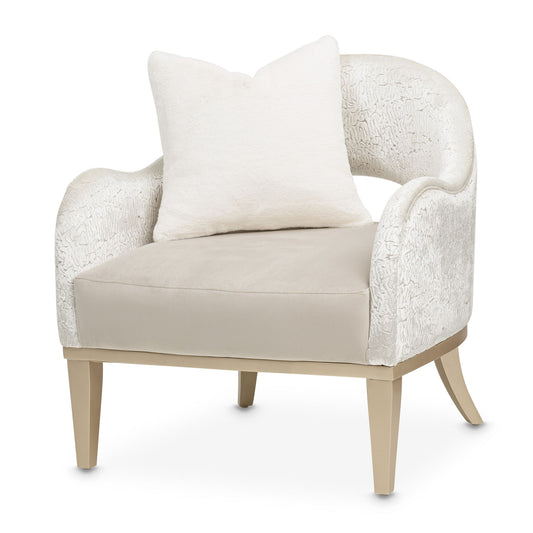 Yvette - Accent Chair - Porcini / Medium Champagne