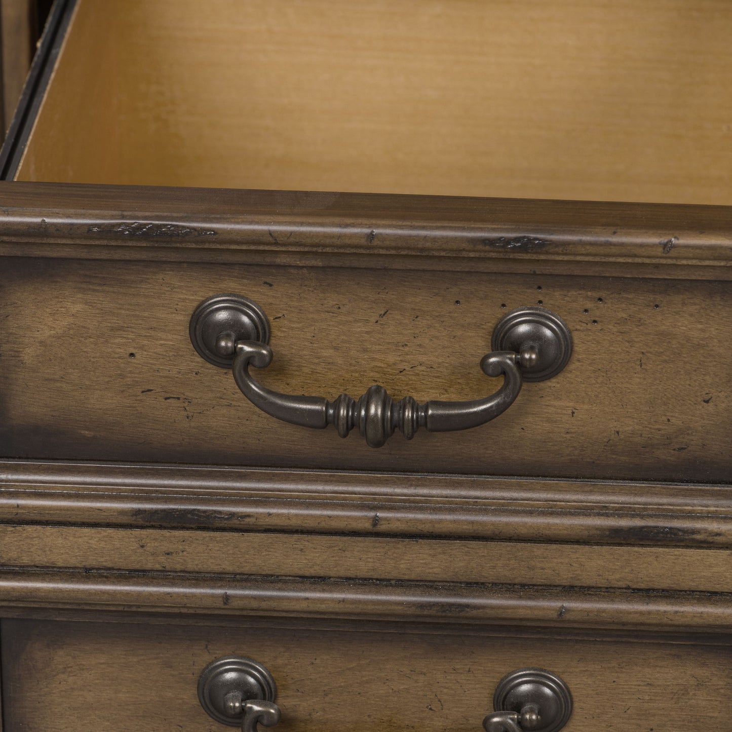 Amelia - Jr Executive Credenza Base - Antique Toffee