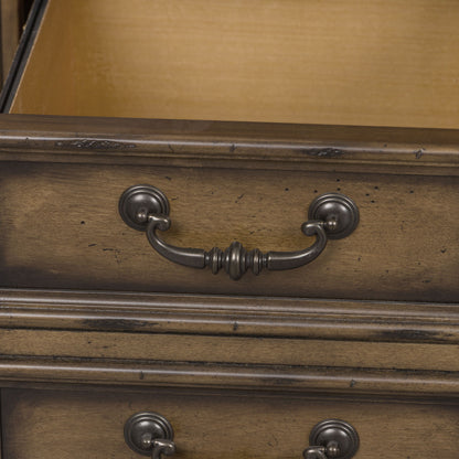 Amelia - Jr Executive Credenza Base - Antique Toffee