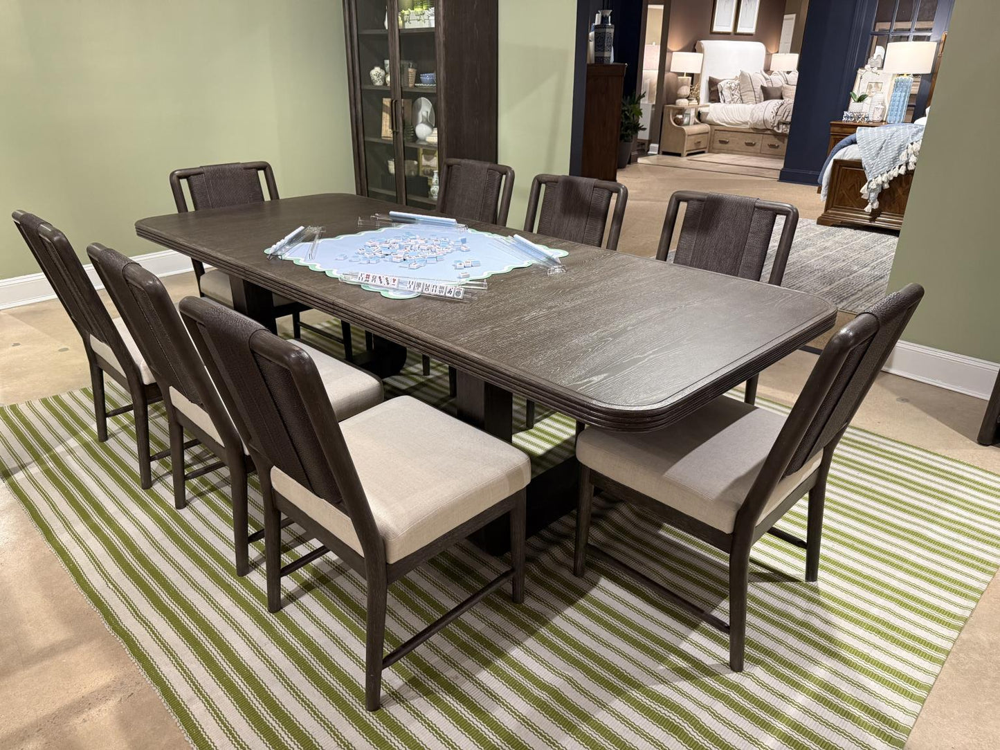 Maren - Double Pedestal Dining Table With Leaf