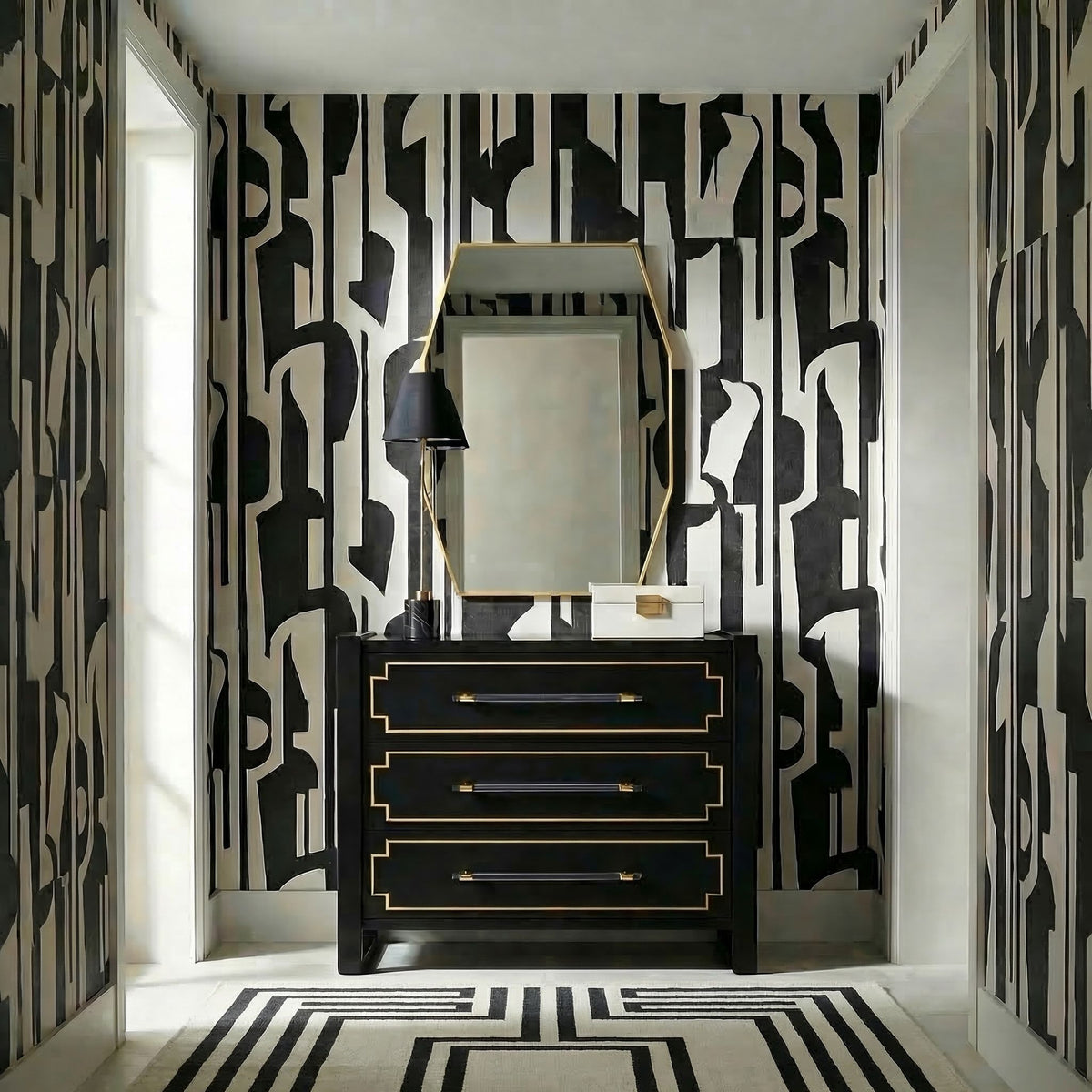 Avira - Wall Mirror - Antique Gold