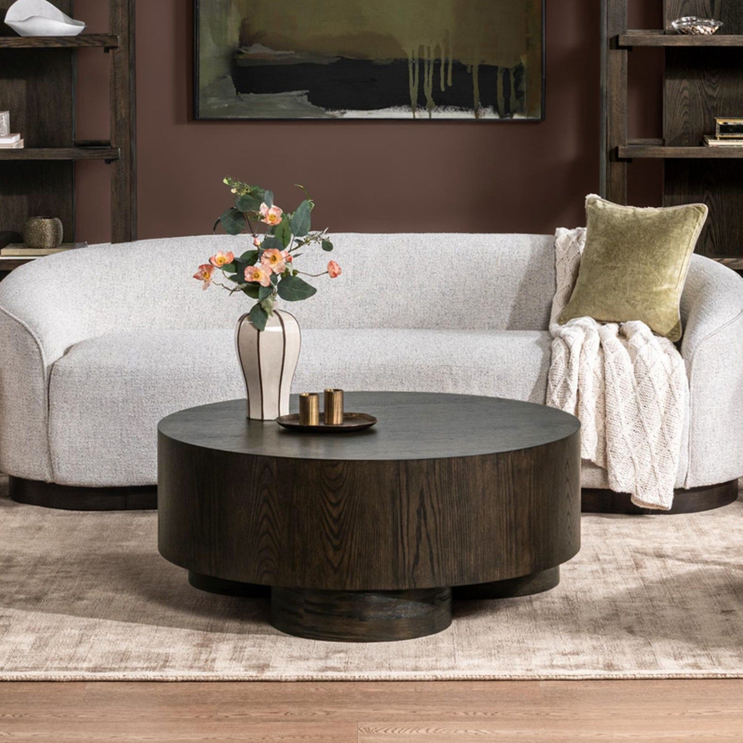Runa - Oak Veneer 42" Coffee Table