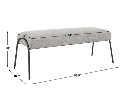 Jacobsen - Modern Bench - Gray