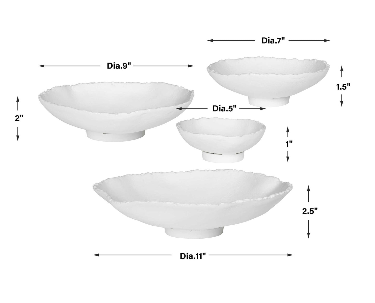 Lucky Coins - Wall Bowls (Set of 4)