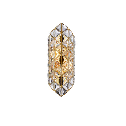 Michael Amini Lighting - Regalia 4-Light Crystal Wall Sconce - Gold