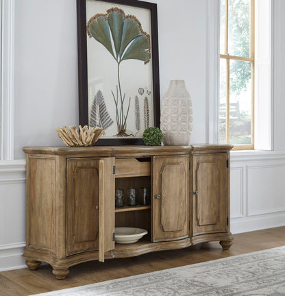 Weston Hills - 4 Door Buffet - Flax Seed