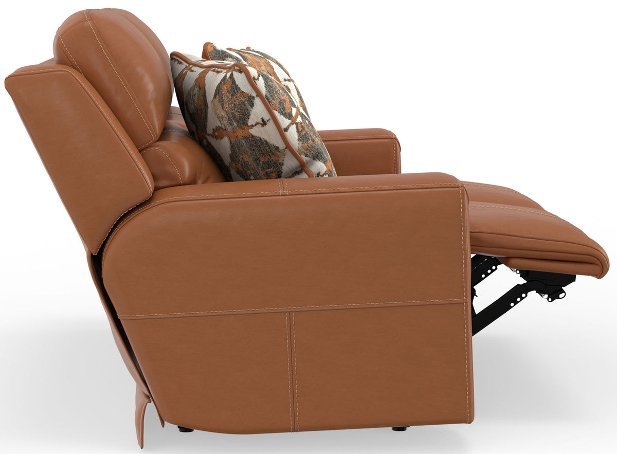 Arezzo - Power Headrest Power Reclining Loveseat With Zero Gravity/Extended Ottoman