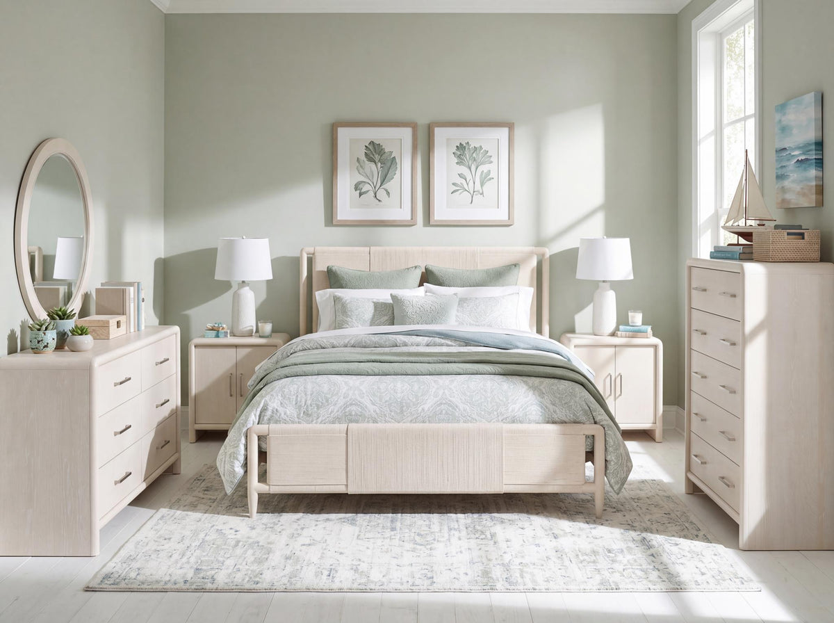 Maren - Complete Woven Panel Bed