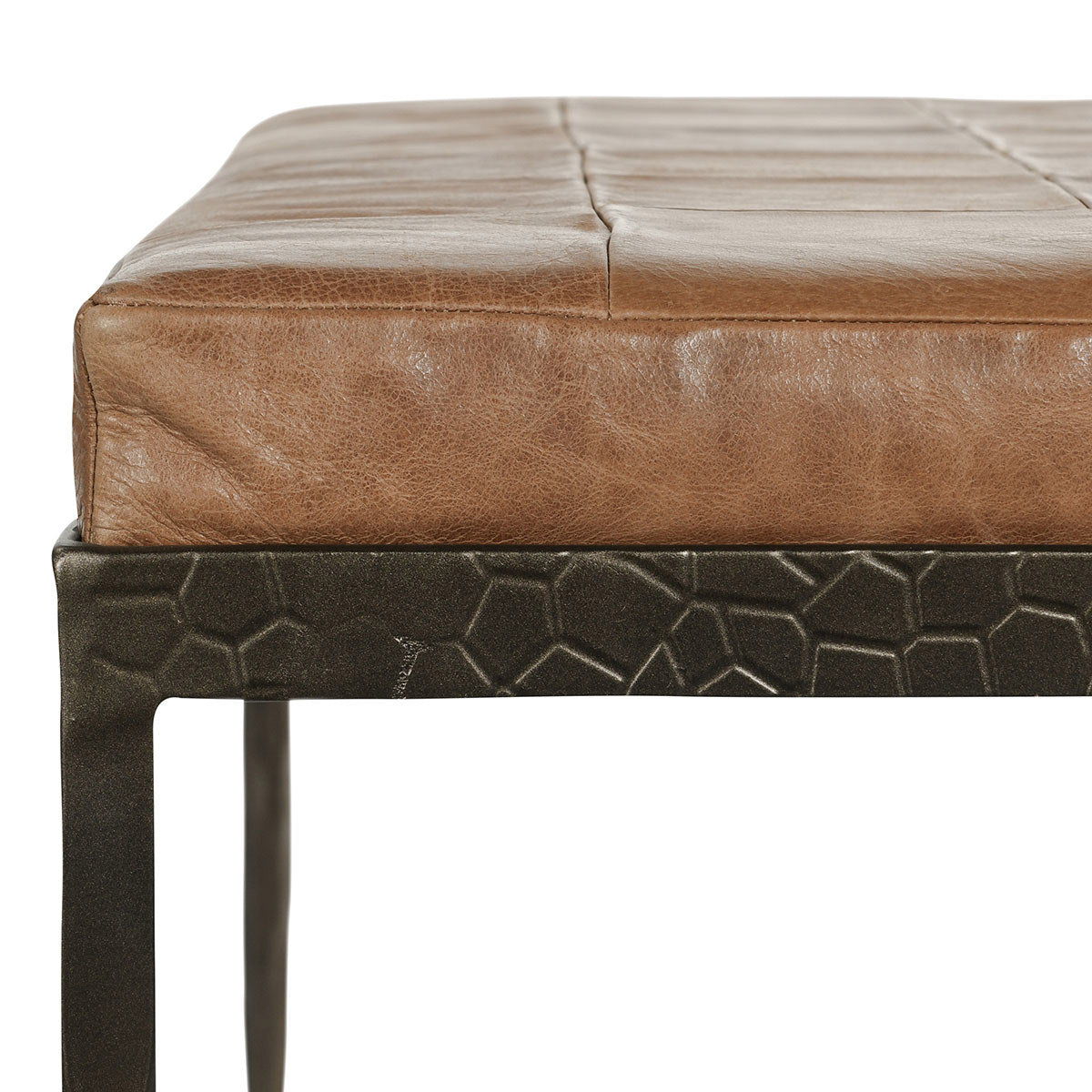 Malo - 28" Leather Bench