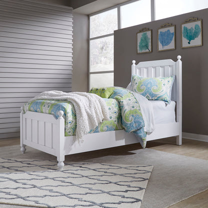 Cottage View - Full Panel Headboard & Footboard - White