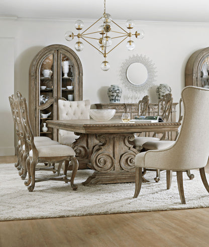 Castella - Rectangle Dining Table With 2-20" Leaves - Light Brown