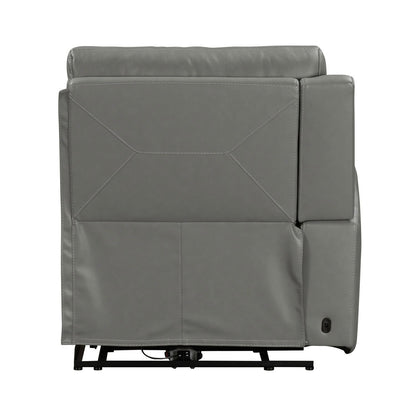 Camden - L Arm Recliner P3 & ZW - Aline Light Gray