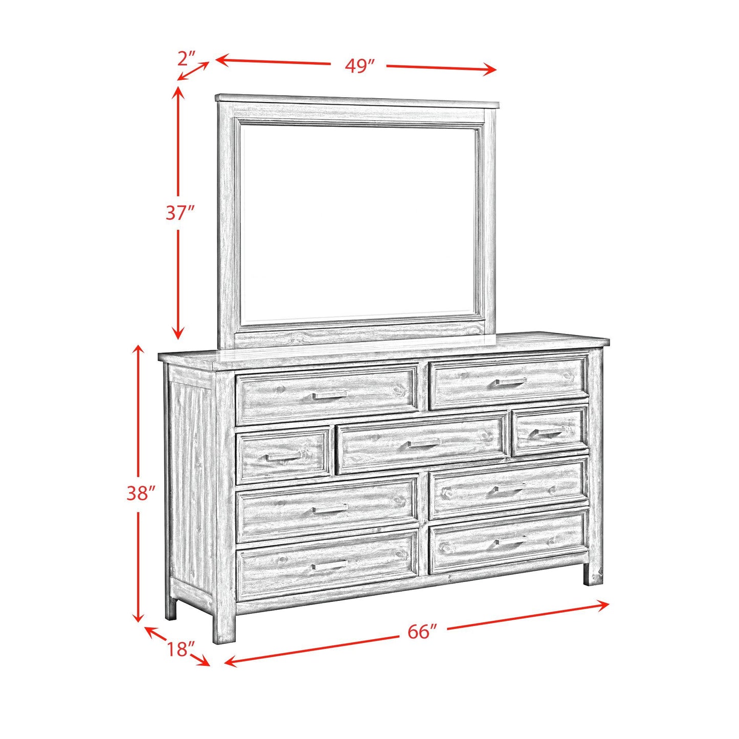 Sullivan - 9-Drawer Dresser