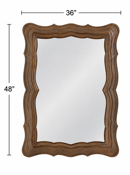 Elodie - Wall Mirror - Brown