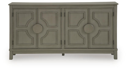 Darlock - Accent Cabinet - Warm Gray