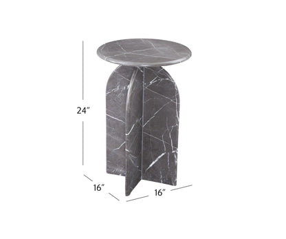 Abbey - Accent Table - Gray