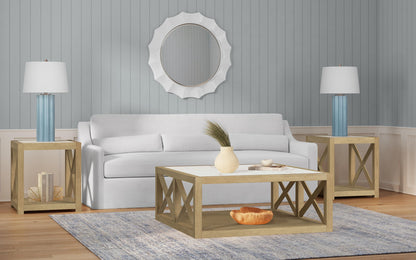 Holden - Square Coffee Table - Rustic Blonde