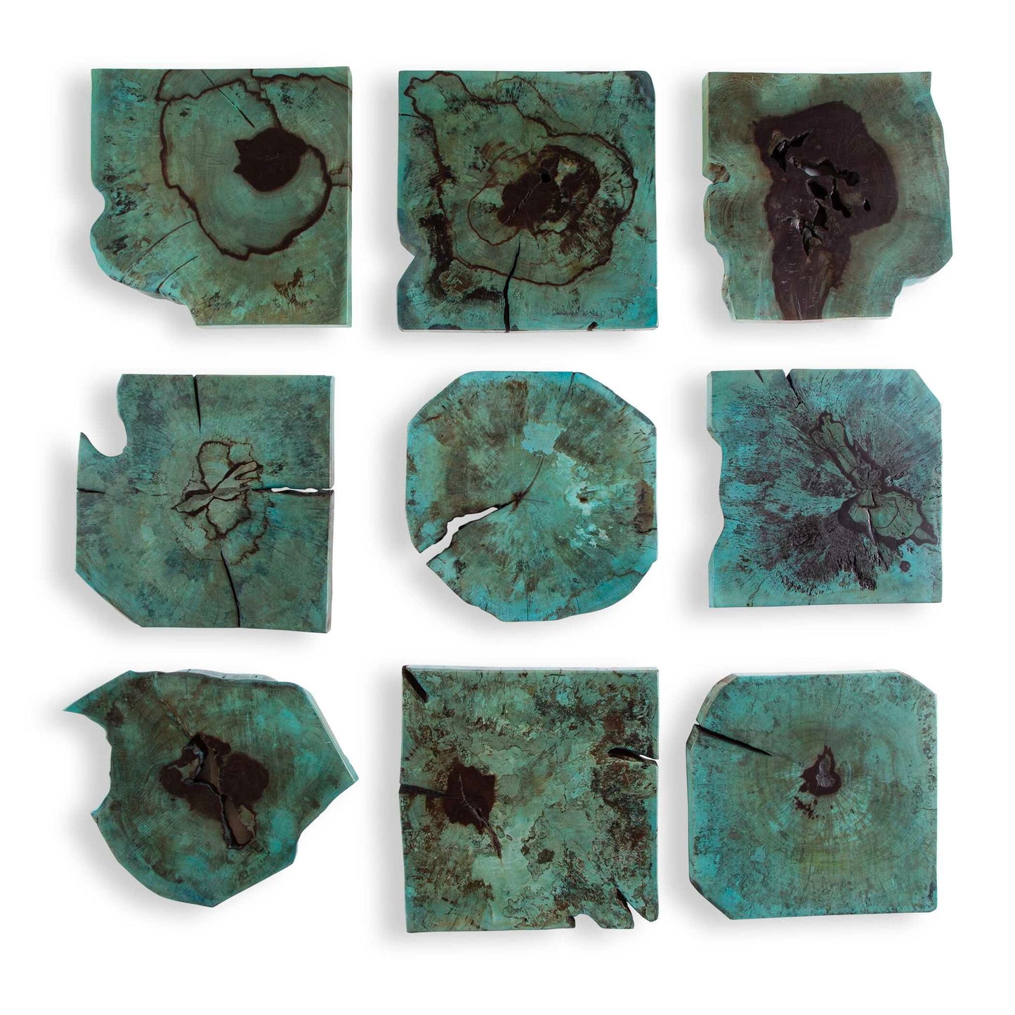 Bahati - Wood Wall Art (Set of 9)