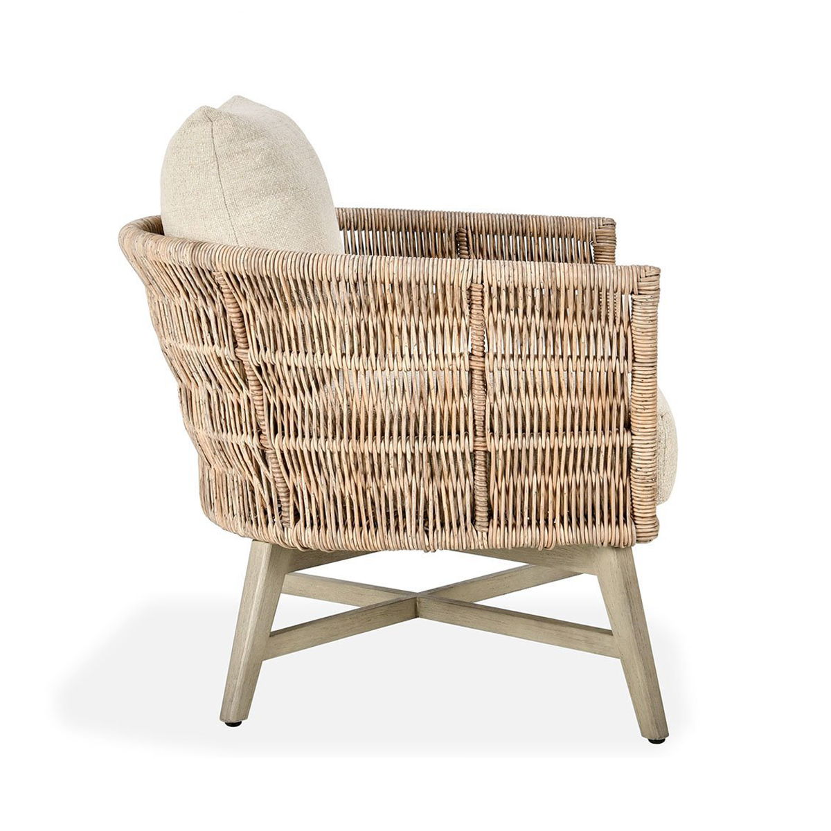 Collins - Outdoor Accent Chair - Natural / Sand