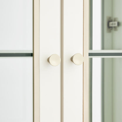 La Marisia - Display Cabinet - Creamy Pearl