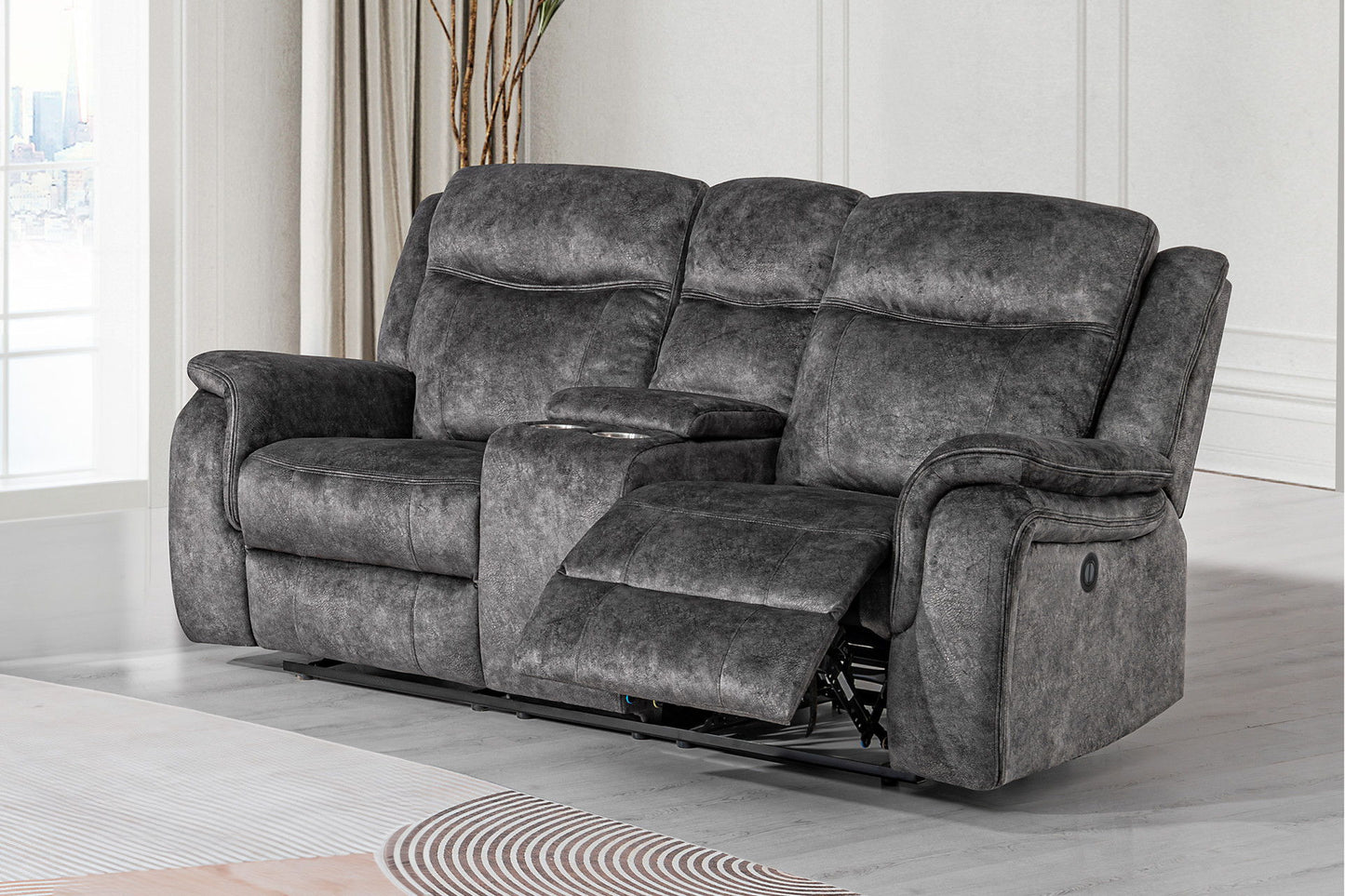 Park City - Reclining Console Loveseat