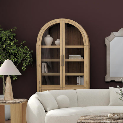 Fynn - Display Cabinet - Blonde Tan