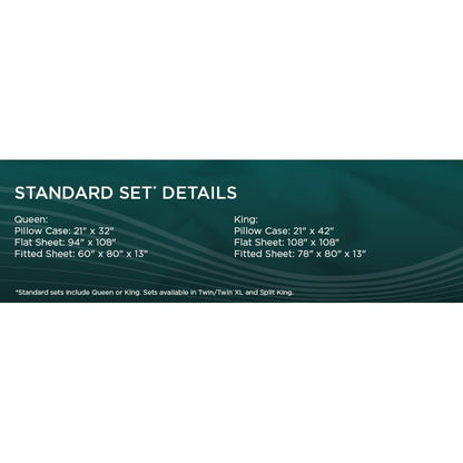 Linens - Tempur Luxe Egyptian Cotton Pillowcase Set