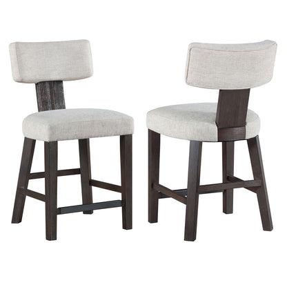 Oakley - Counter Chair - White / Black