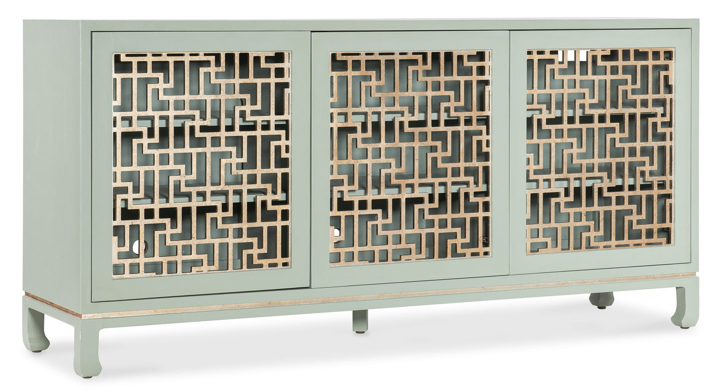 Commerce And Market - Trellis Entertainment Credenza - Light Blue