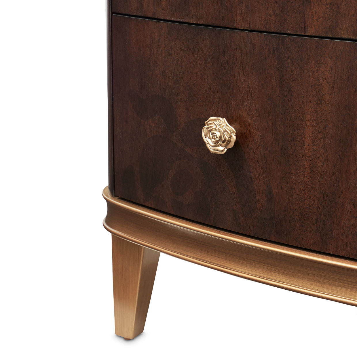 Camellia Field - Display Cabinet - Dark Brown