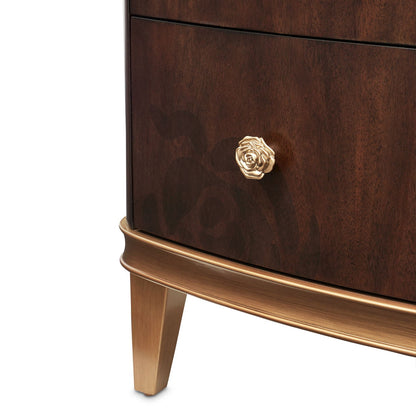 Camellia Field - Display Cabinet - Dark Brown